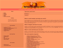 Tablet Screenshot of keygenguru.com